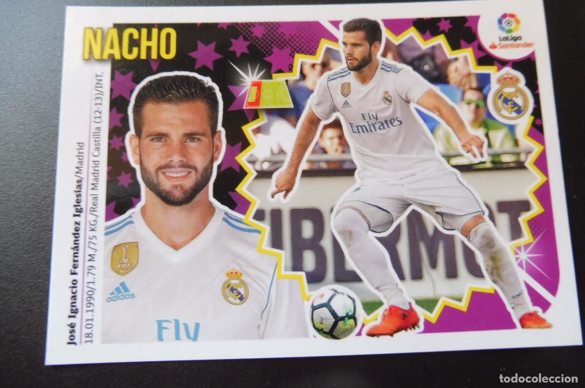 Figurine di Calcio: CROMO PANINI - LIGA SANTANDER 2018/19 ESTE - REAL MADRID N&Uacute;M 5A - NACHO