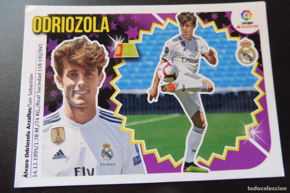 Cartes &agrave; collectionner de Football: CROMO PANINI - LIGA SANTANDER 2018/19 ESTE - REAL MADRID N&Uacute;M 7 - ODRIOZOLA