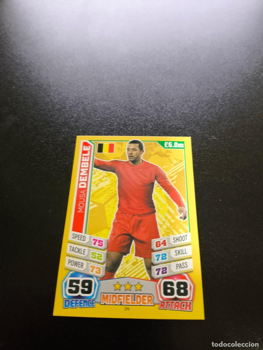 Cartes &agrave; collectionner de Football: 24 Mousa Dembele BELGICA TOPPS MATCH ATTAX WORLD CUP MUNDIAL BRASIL 2014 14 N PANINI LIGA