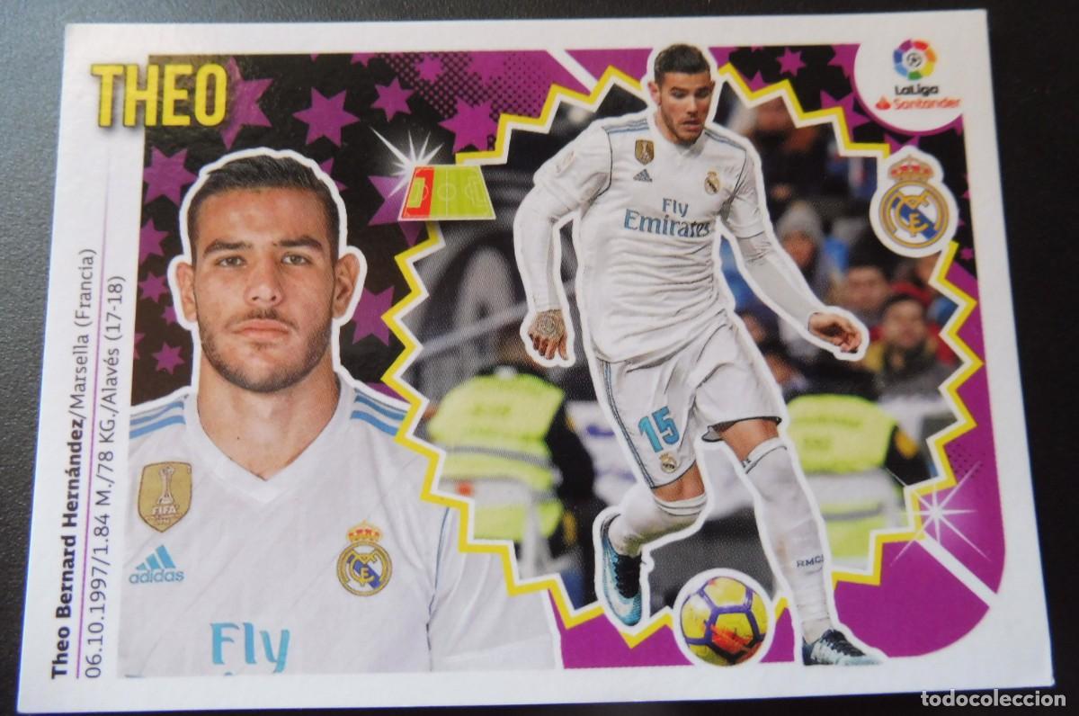 Cartes &agrave; collectionner de Football: CROMO PANINI - LIGA SANTANDER 2018/19 ESTE - REAL MADRID N&Uacute;M 7B - THEO