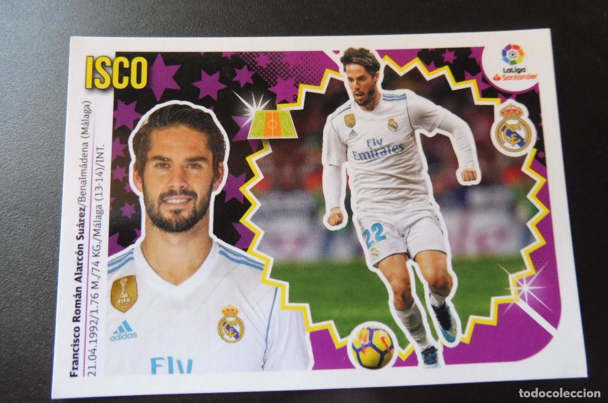 Cartes &agrave; collectionner de Football: CROMO PANINI - LIGA SANTANDER 2018/19 ESTE - REAL MADRID N&Uacute;M 12 - ISCO