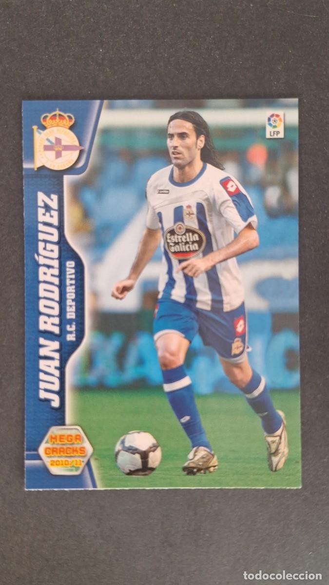 Fu&szlig;ball-Sticker: L1 JUAN RODRIGUEZ DEPORTIVO DE LA CORU&Ntilde;A 84 PANINI MEGACRACKS 2010 2011 10 11