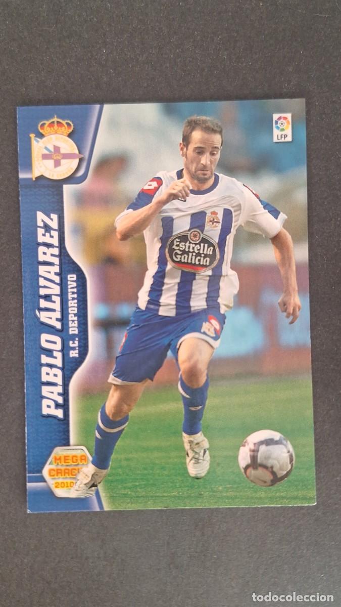 Fu&szlig;ball-Sticker: L1 PABLO ALVAREZ DEPORTIVO DE LA CORU&Ntilde;A 85 PANINI MEGACRACKS 2010 2011 10 11