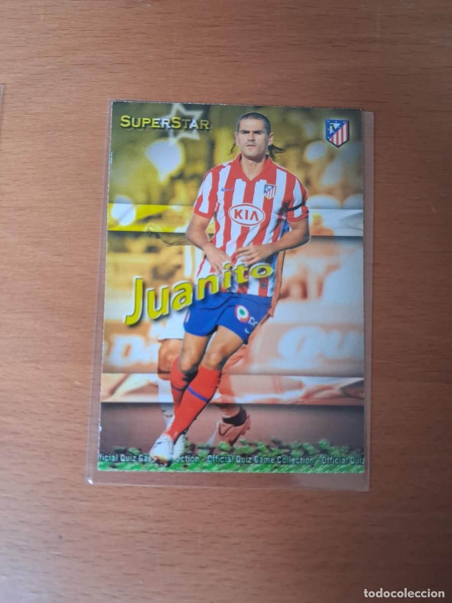 Fu&szlig;ball-Sticker: Mundicromo Official Quiz Game Collection 2009 2010 Atletico de Madrid Superstar 105 Juanito