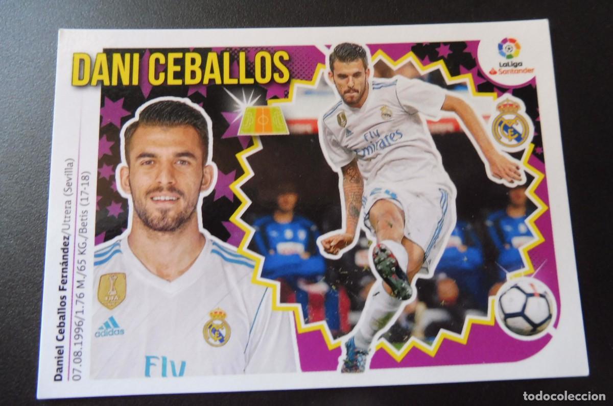 Cromos de f&uacute;tbol: CROMO PANINI - LIGA SANTANDER 2018/19 ESTE - REAL MADRID N&Uacute;M 13BIS - DANI CEBALLOS