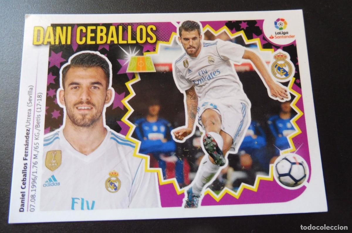 Cromos de f&uacute;tbol: CROMO PANINI - LIGA SANTANDER 2018/19 ESTE - REAL MADRID N&Uacute;M 13BIS - DANI CEBALLOS