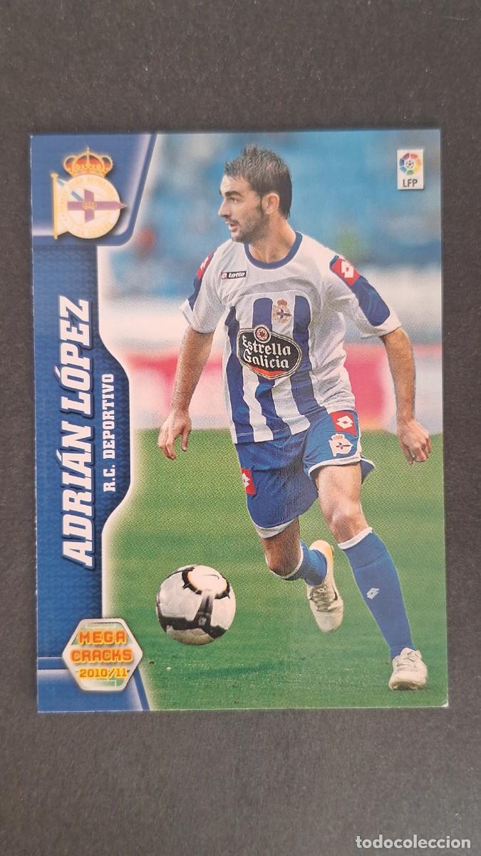 Cromos de f&uacute;tbol: L1 ADRIAN LOPEZ DEPORTIVO DE LA CORU&Ntilde;A 88 PANINI MEGACRACKS 2010 2011 10 11