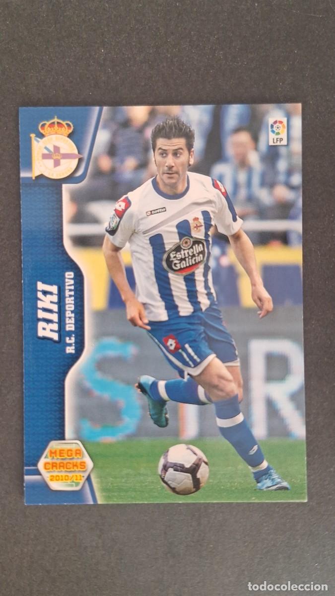 Cromos de f&uacute;tbol: L1 RIKI DEPORTIVO DE LA CORU&Ntilde;A 89 PANINI MEGACRACKS 2010 2011 10 11
