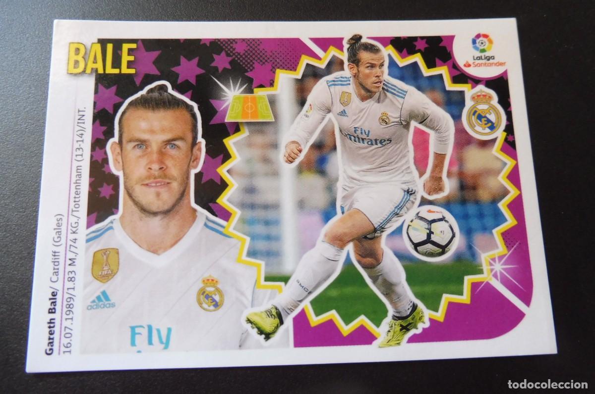 Cromos de f&uacute;tbol: CROMO PANINI - LIGA SANTANDER 2018/19 ESTE - REAL MADRID N&Uacute;M 13A - BALE