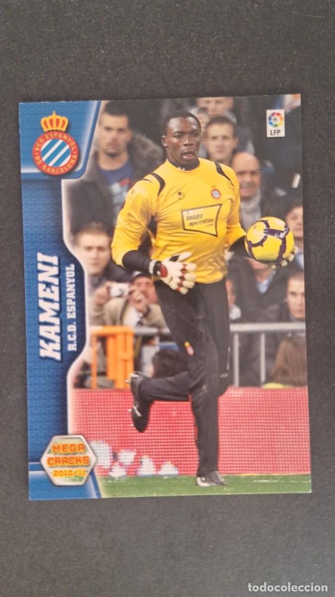 Cromos de f&uacute;tbol: L1 KAMENI R. C. D. ESPA&Ntilde;OL 92 PANINI MEGACRACKS 2010 2011 10 11