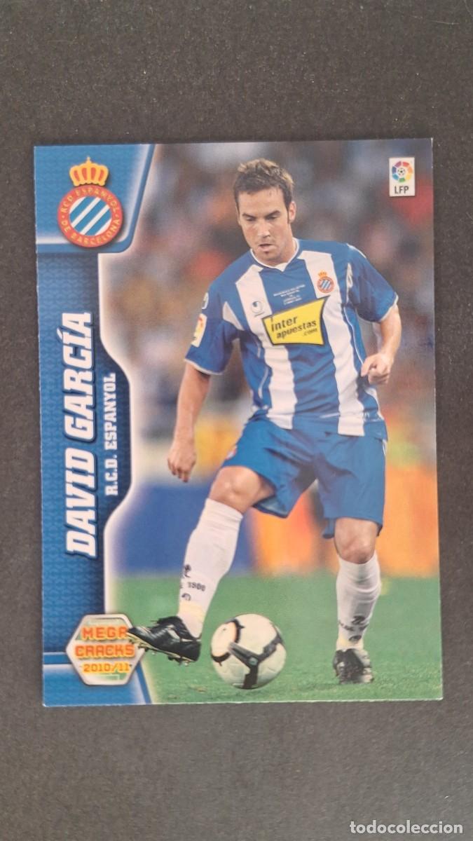 Cromos de f&uacute;tbol: L1 DAVID GARCIA R. C. D. ESPA&Ntilde;OL 94 PANINI MEGACRACKS 2010 2011 10 11