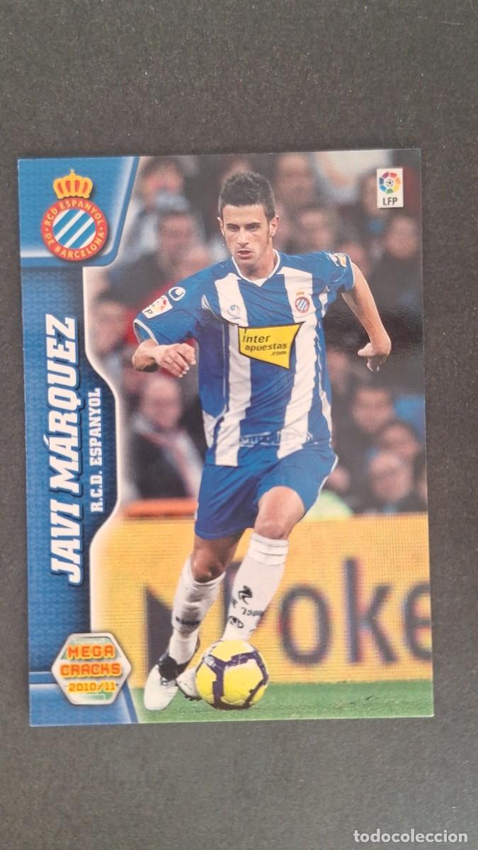 Cromos de f&uacute;tbol: L1 JAVI MARQUEZ R. C. D. ESPA&Ntilde;OL 101 PANINI MEGACRACKS 2010 2011 10 11