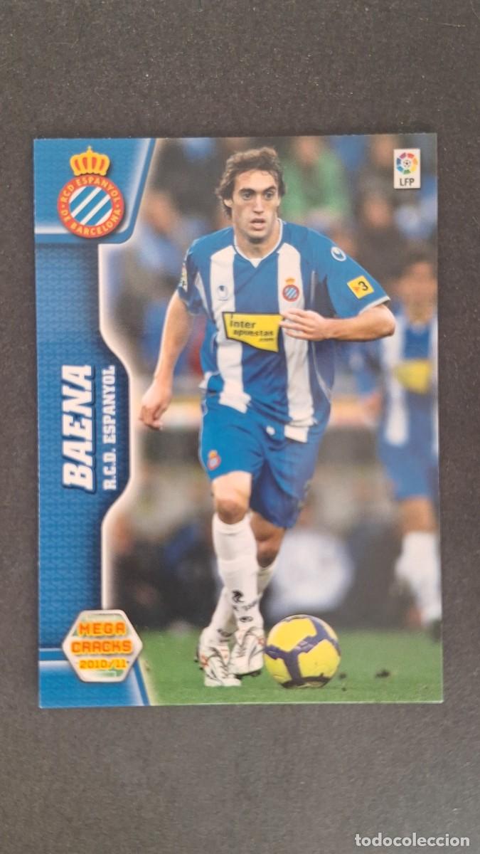 Cromos de f&uacute;tbol: L1 BAENA R. C. D. ESPA&Ntilde;OL 100 PANINI MEGACRACKS 2010 2011 10 11