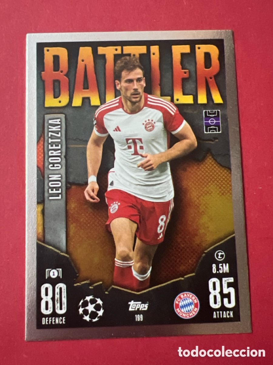 Cromos de f&uacute;tbol: C2166. MATCH ATTAX 23/24-199-LEON GORETZKA