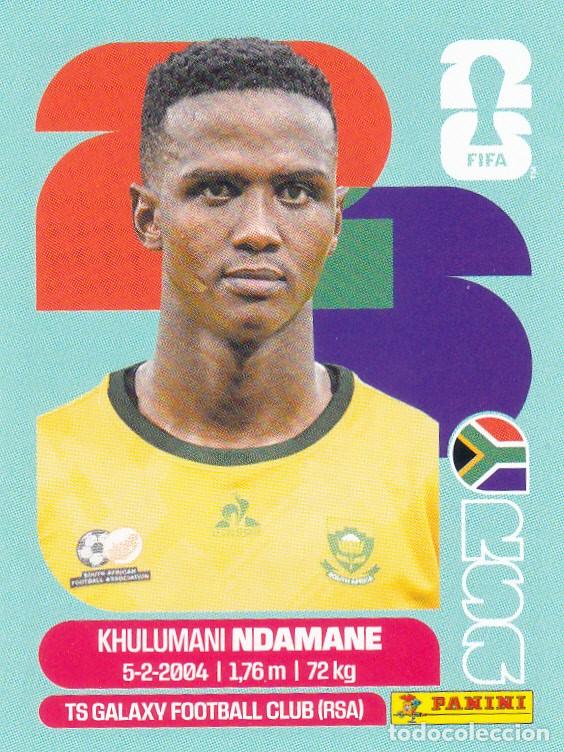 Cromos de Futebol: FIFA WORLD CUP 2026 * NDAMANE N&ordm; 07 * DE SUDAFRICA - NUEVO DE SOBRE (A-18)