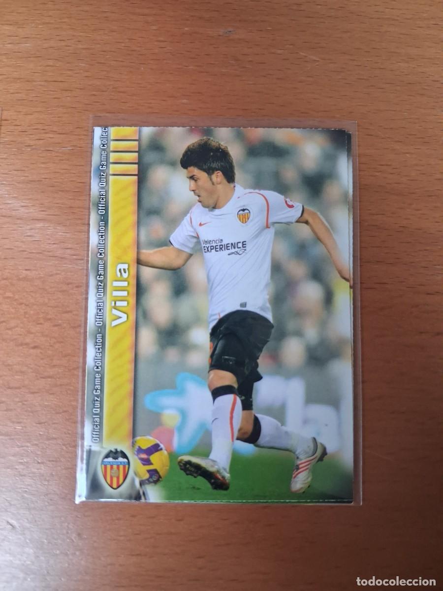 Cromos de Futebol: Mundicromo Official Quiz Game Collection 2009 2010 Valencia CF 156 Villa