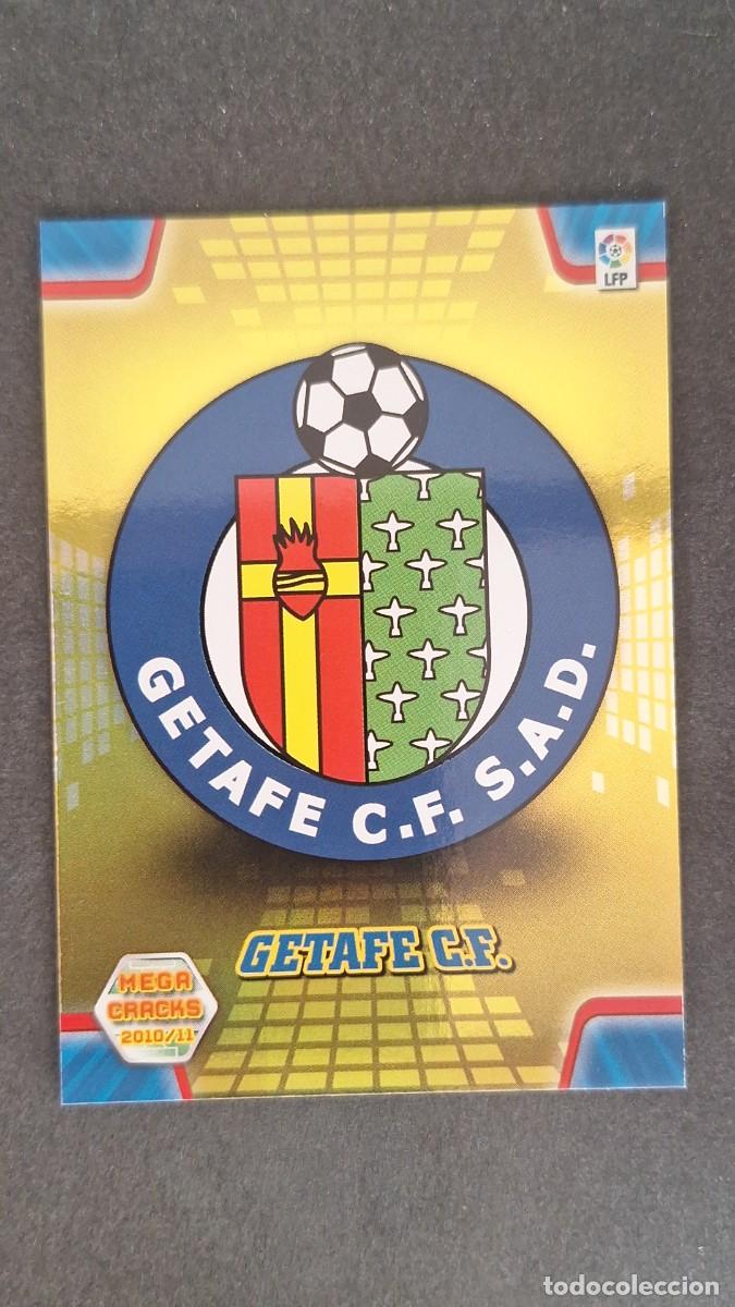 Figurine di Calcio: L1 ESCUDO GETAFE C. F. 109 PANINI MEGACRACKS 2010 2011 10 11