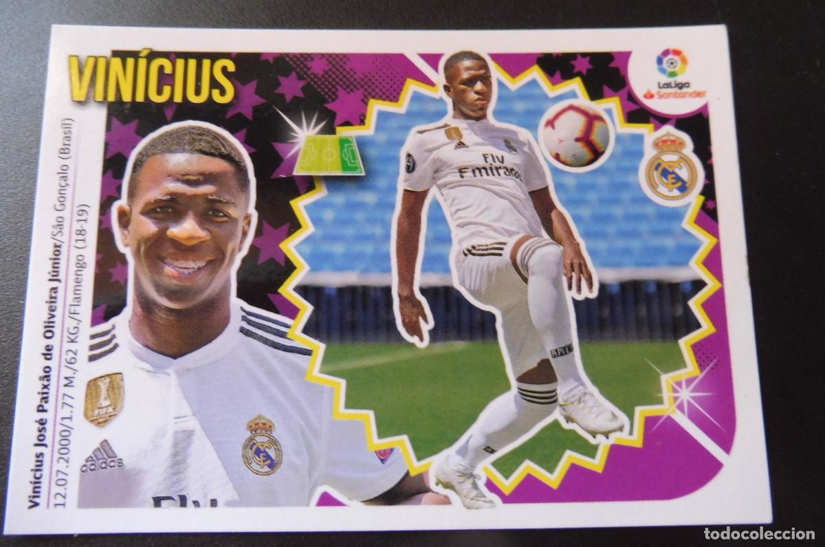 Figurine di Calcio: CROMO PANINI - LIGA SANTANDER 2018/19 ESTE - REAL MADRID N&Uacute;M 15 - VIN&Iacute;CIUS