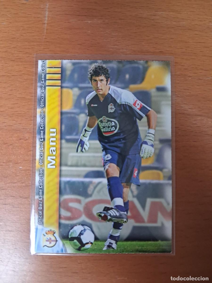 Figurine di Calcio: Mundicromo Official Quiz Game Collection 2009 2010 RC Deportivo 167 Manu