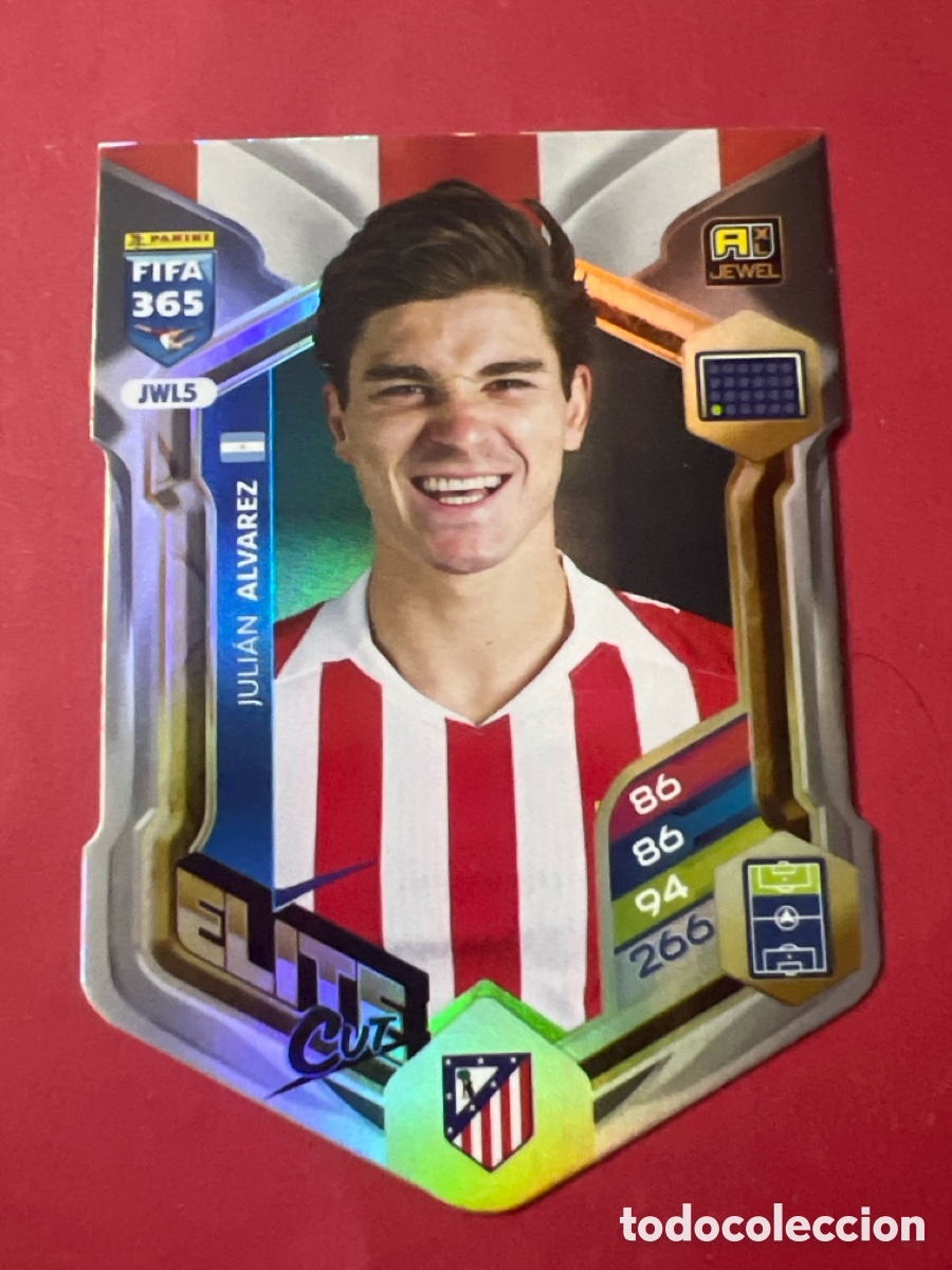 Figurine di Calcio: C2188. FIFA 365 - ADRENALYN 2026 / ELITE CUT - JULIAN ALVAREZ - ATLETICO DE MADRID / JWL5