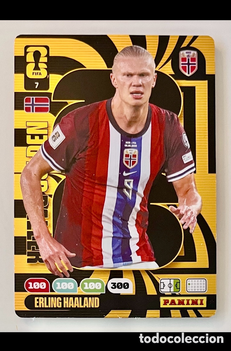 Figurine di Calcio: 7 ERLING HAALAND GOLDEN BALLER MUNDIAL FIFA 2026