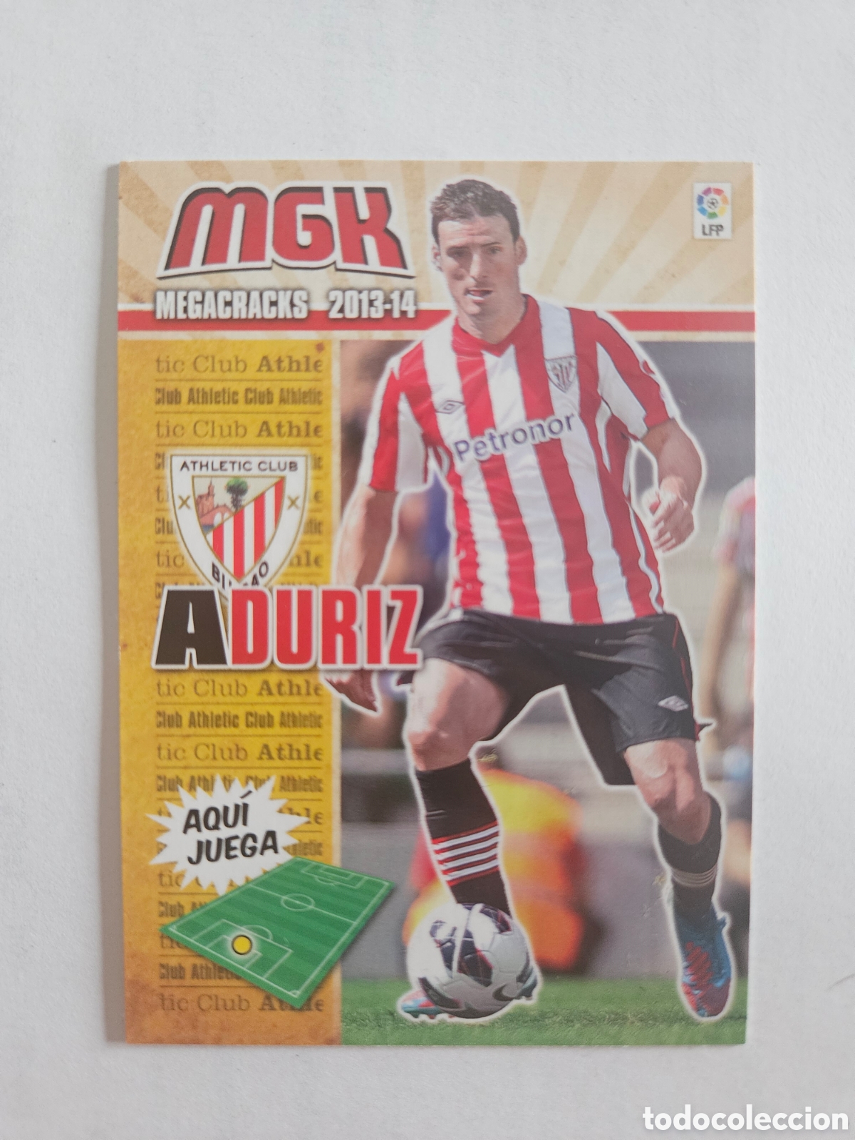 Cromos de Futebol: MGK 36 ADURIZ ATHLETIC BILBAO CROMOS ALBUM MEGACRACKS LIGA FUTBOL 2013 2014 13 14