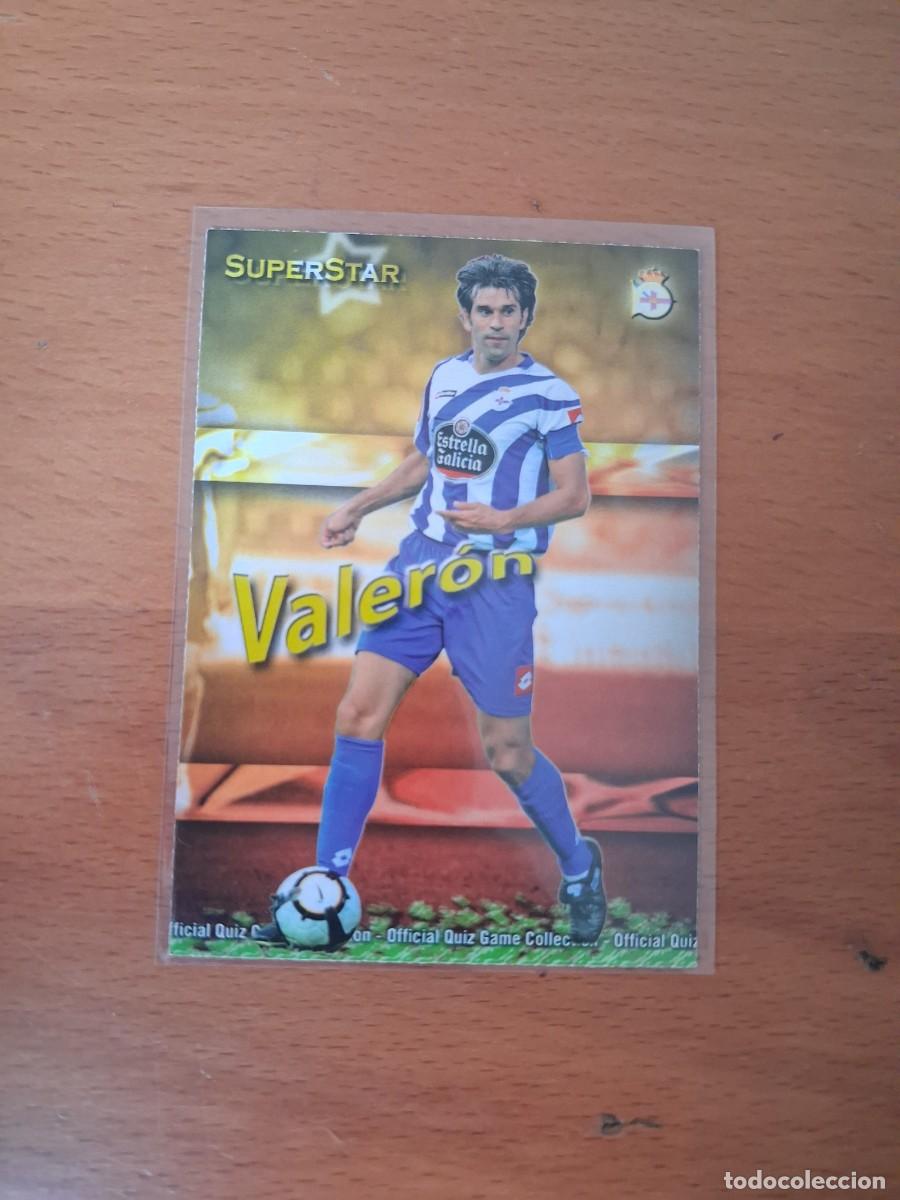 Cromos de Futebol: Mundicromo Official Quiz Game Collection 2009 2010 RC Deportivo Superstar 185 Valeron