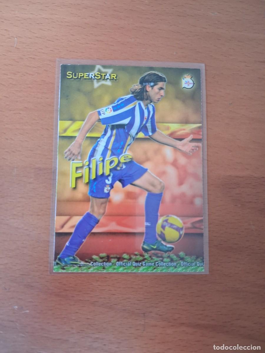 Cromos de Futebol: Mundicromo Official Quiz Game Collection 2009 2010 RC Deportivo Superstar 187 Filipe