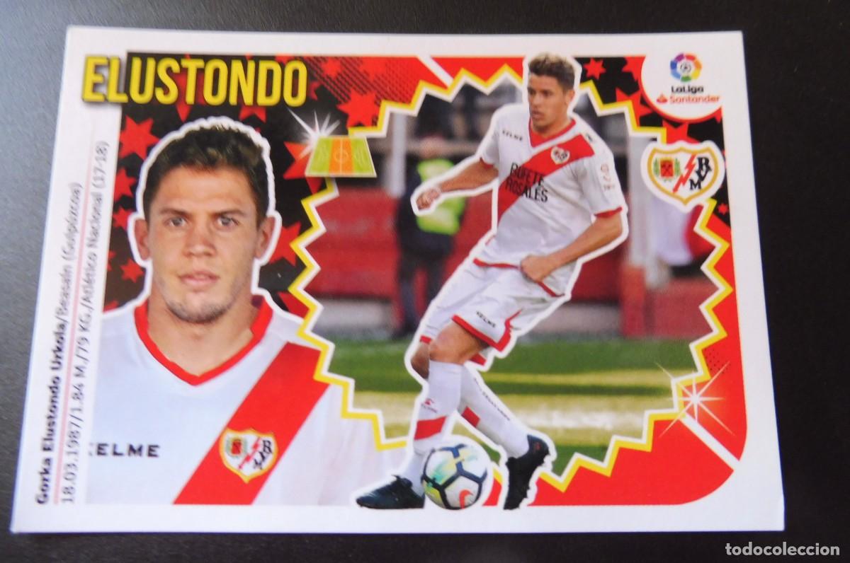 Cromos de Futebol: CROMO PANINI - LIGA SANTANDER 2018/19 ESTE - RAYO VALLECANO N&Uacute;M 8 - ELUSTONDO