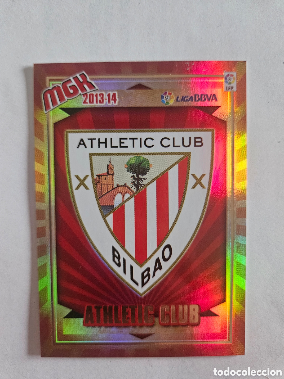 Cromos de Futebol: MEGACRACKS 2013 2014 13 14 PANINI ESCUDO 19 ATHLETIC BILBAO COLECCI&Oacute;N LIGA ALBUM MEGA CRACKS MGK
