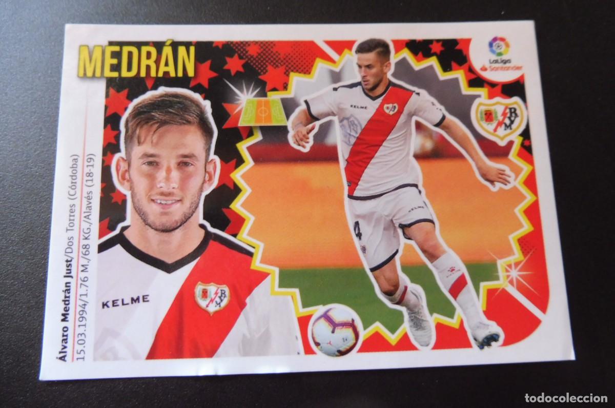 Cromos de Futebol: CROMO PANINI - LIGA SANTANDER 2018/19 ESTE - RAYO VALLECANO N&Uacute;M 9 bis - MEDR&Aacute;N