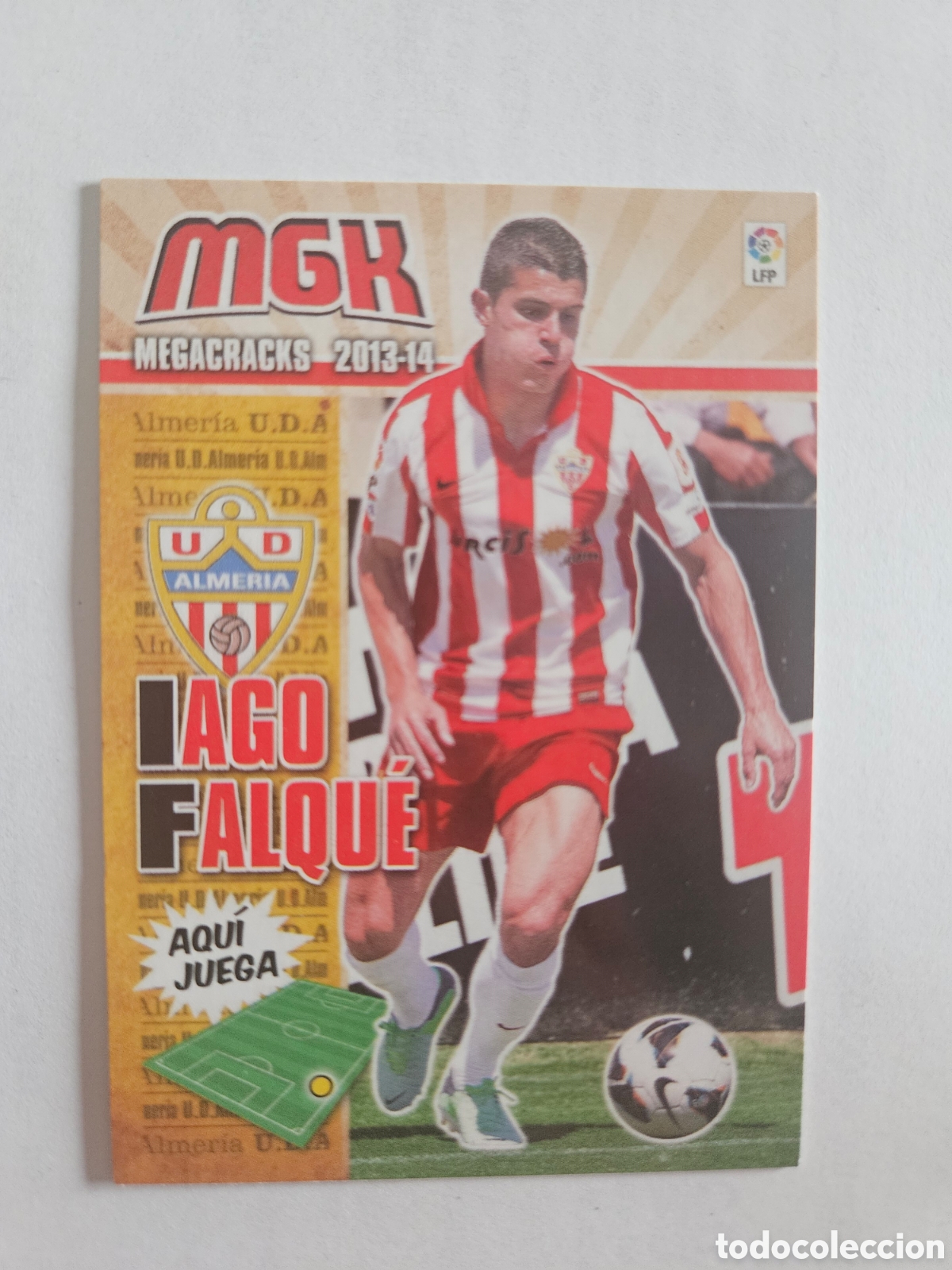 Cromos de Futebol: MGK 16 IAGO FALQUE ALMERIA CROMOS ALBUM MEGACRACKS LIGA FUTBOL 2013 2014 13 14