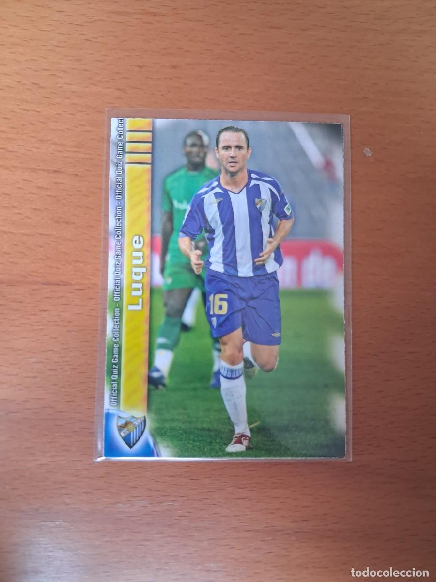 Cromos de Futebol: Mundicromo Official Quiz Game Collection 2009 2010 Malaga CF 205 Luque