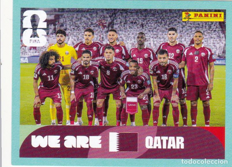 Cromos de Futebol: FIFA WORLD CUP 2026 * EQUIPO N&ordm; 13 * DE QATAR - NUEVO DE SOBRE (A-18)