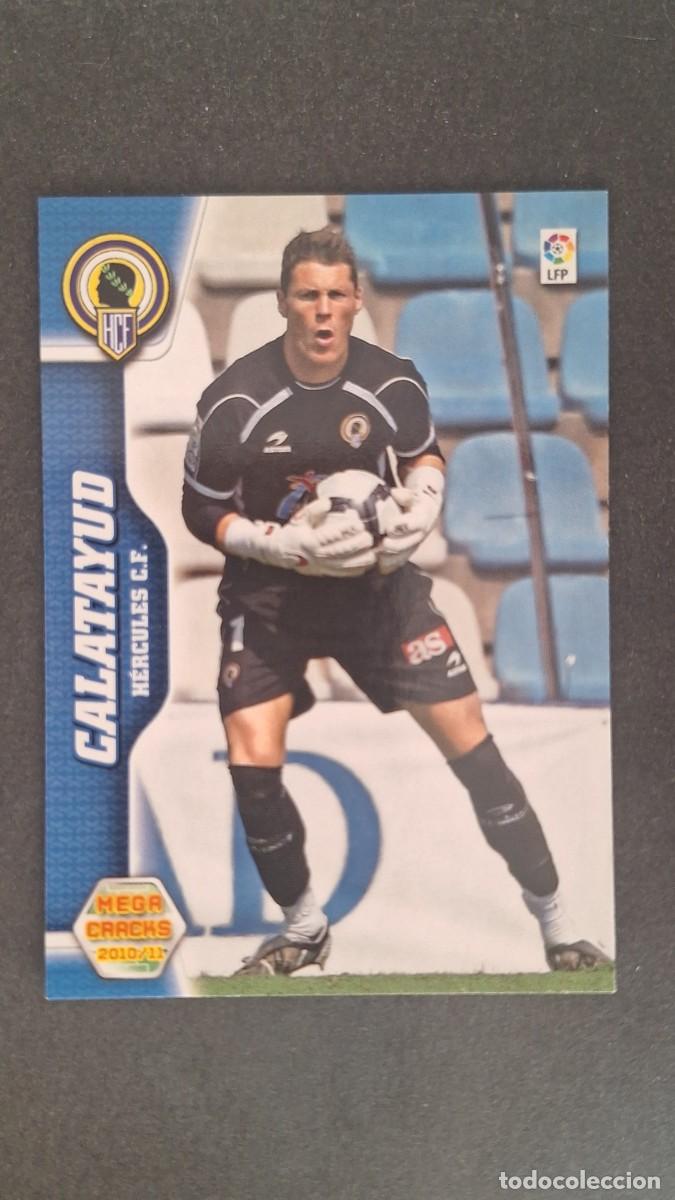 Cromos de F&uacute;tbol: L1 CALATAYUD HERCULES C. F. 128 PANINI MEGACRACKS 2010 2011 10 11