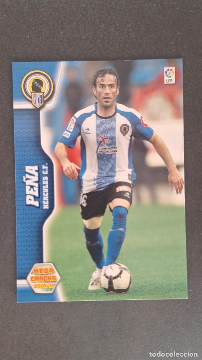 Cromos de F&uacute;tbol: L1 PE&Ntilde;A HERCULES C. F. 130 PANINI MEGACRACKS 2010 2011 10 11