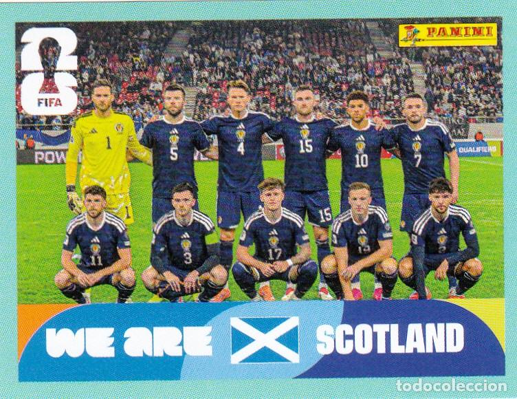 Cromos de F&uacute;tbol: FIFA WORLD CUP 2026 * EQUIPO N&ordm; 13 * DE ESCOCIA - NUEVO DE SOBRE (A-18)