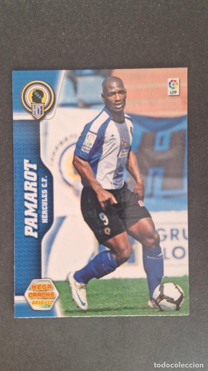 Cromos de F&uacute;tbol: L1 PAMAROT HERCULES C. F. 131 PANINI MEGACRACKS 2010 2011 10 11