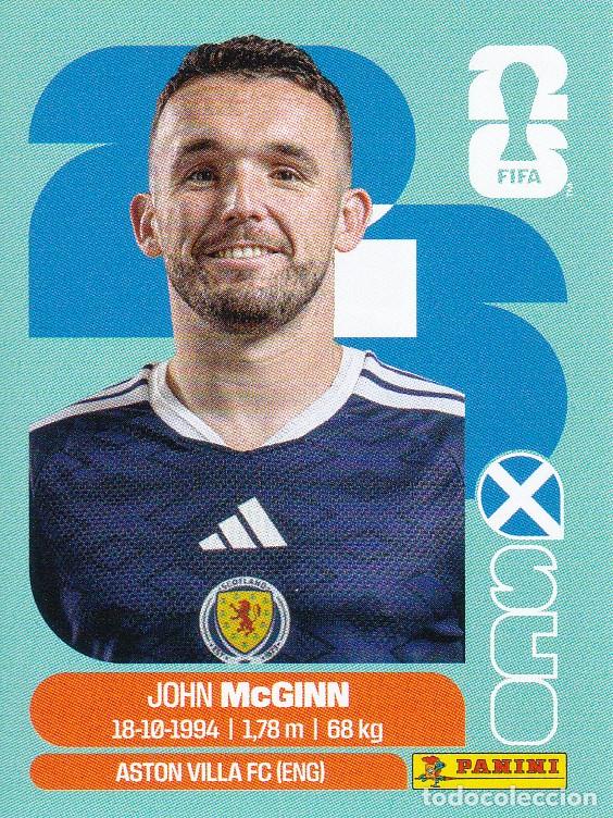 Fu&szlig;ball-Sticker: FIFA WORLD CUP 2026 * McGINN N&ordm; 17 * DE ESCOCIA - NUEVO DE SOBRE (A-18)