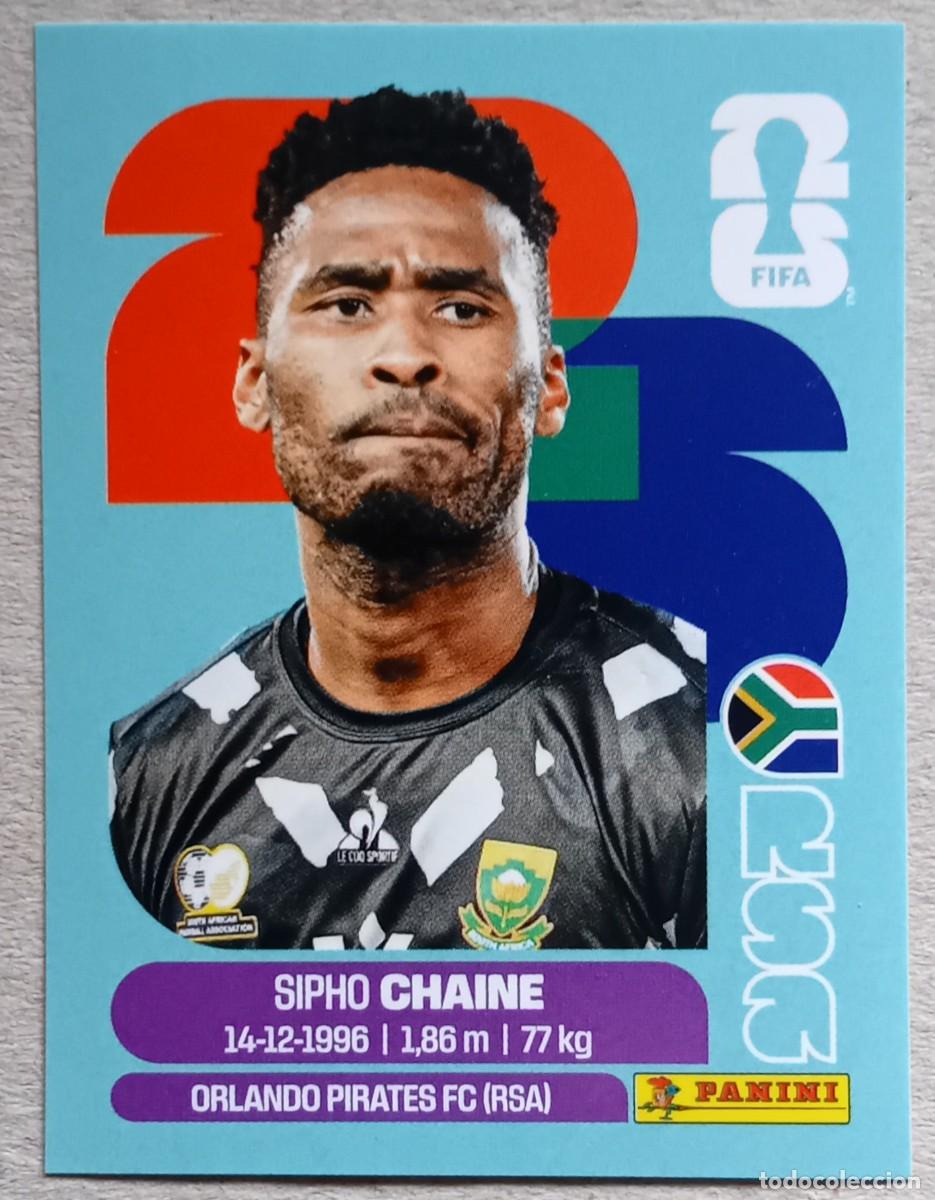 Fu&szlig;ball-Sticker: Figurina Panini 2026 Cromo World Cup Usa Mundial 2026 Sipho Chaine South Africa n RSA 3