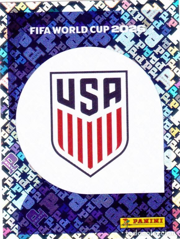 Fu&szlig;ball-Sticker: FIFA WORLD CUP 2026 * ESCUDO N&ordm; 1 * DE USA - NUEVO DE SOBRE (A-18)