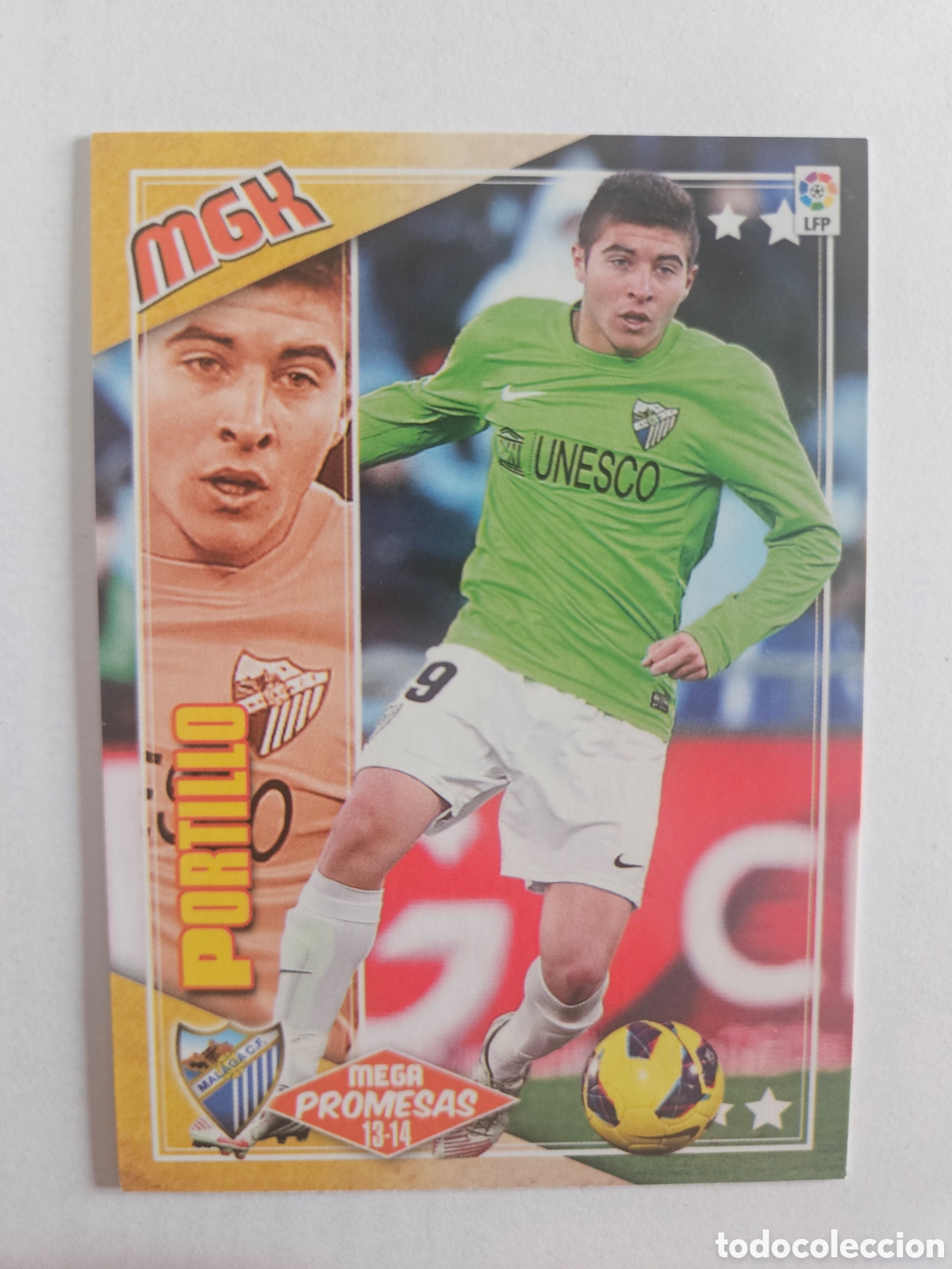 Fu&szlig;ball-Sticker: 412 PORTILLO (MALAGA) - MEGA PROMESAS - MEGACRACKS 2013-2014 PANINI MGK 13-14 -