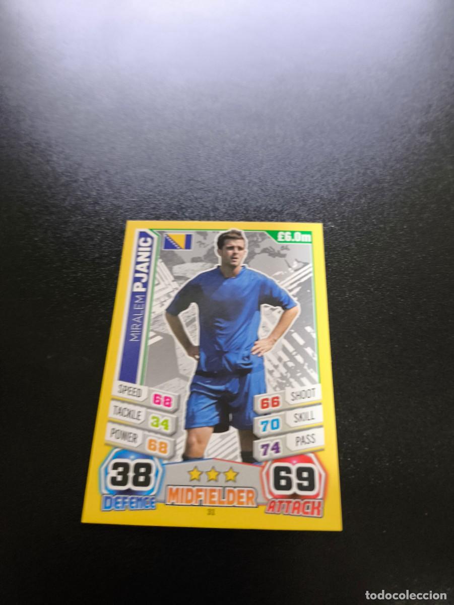 Fu&szlig;ball-Sticker: 31 Miralem Pjanic BOSNIA TOPPS MATCH ATTAX WORLD CUP MUNDIAL BRASIL 2014 14 N PANINI LIGA