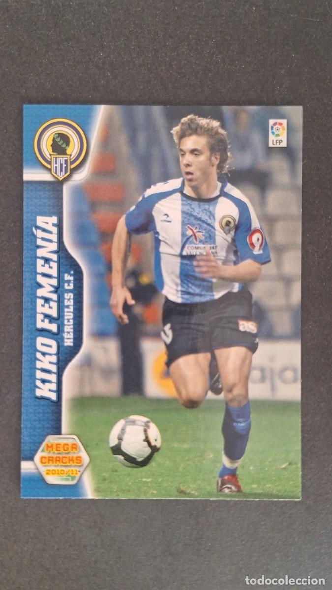 Cromos de Futebol: L1 KIKO FEMENIA HERCULES C. F. 138 PANINI MEGACRACKS 2010 2011 10 11