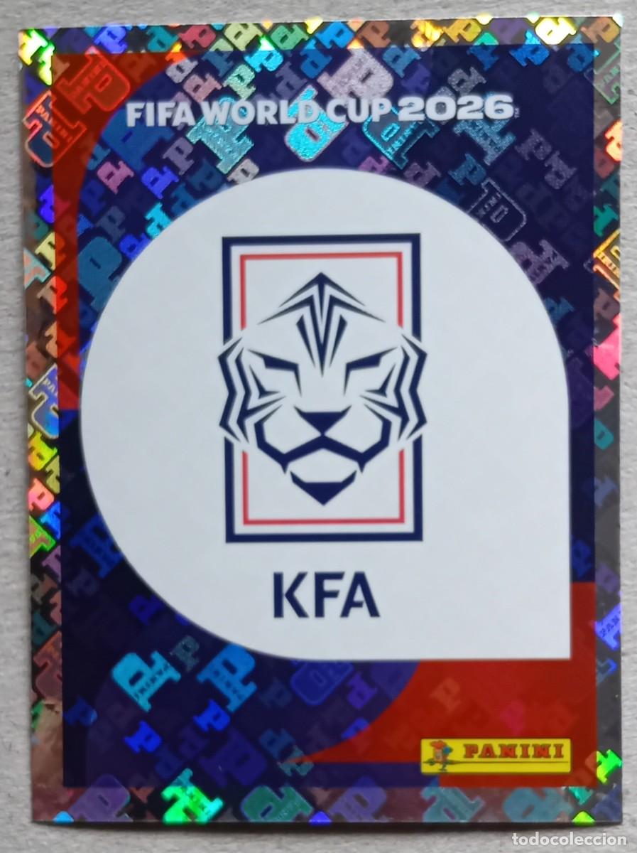 Cartes &agrave; collectionner de Football: Figurina Panini 2026 Cromo World Cup Usa Mundial 2026 scudetto escudo badge Korea Republic n KOR 1