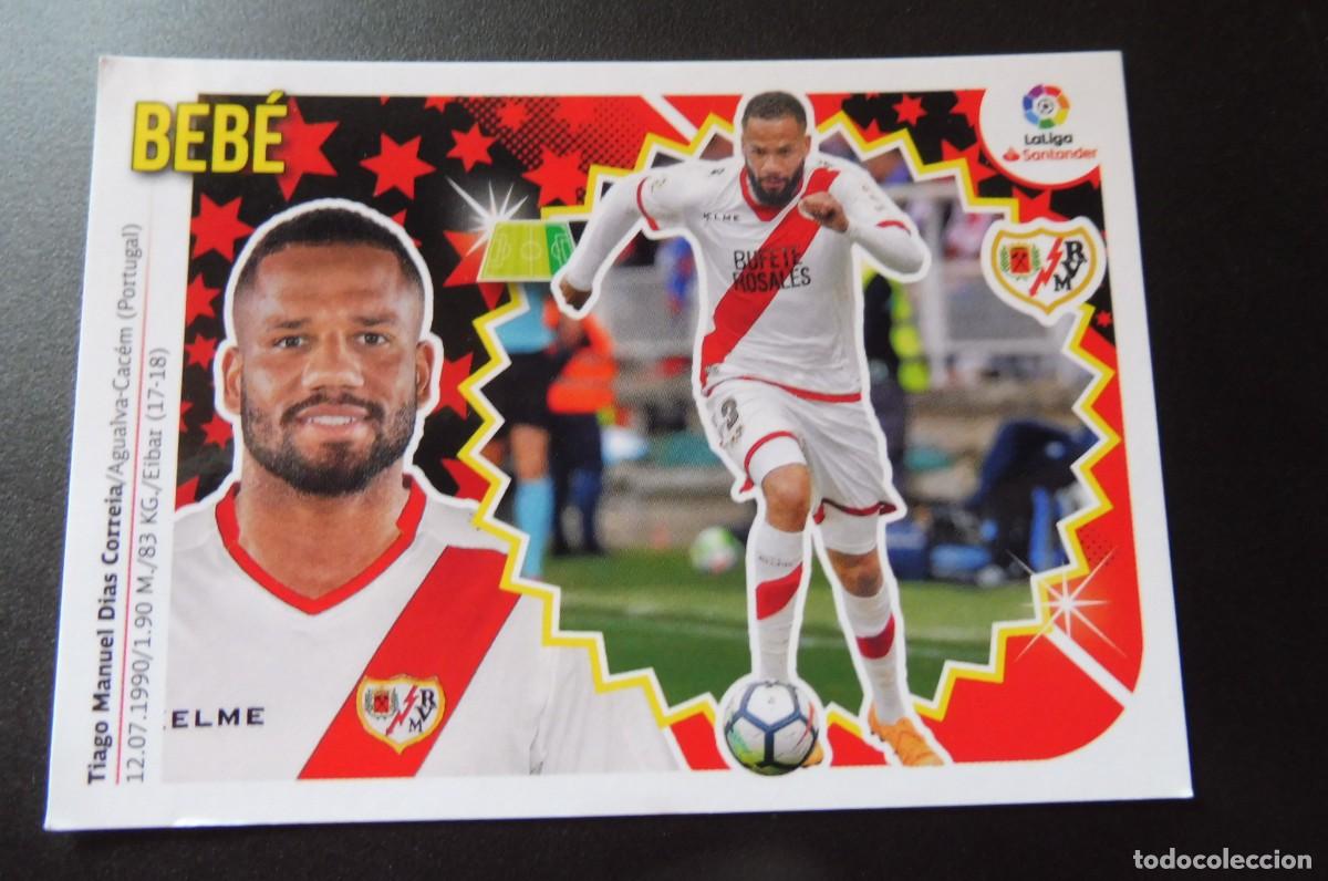Fu&szlig;ball-Sticker: CROMO PANINI - LIGA SANTANDER 2018/19 ESTE - RAYO VALLECANO N&Uacute;M 16A - BEB&Eacute;