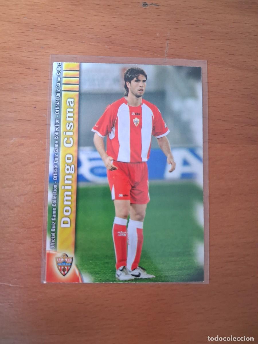 Fu&szlig;ball-Sticker: Mundicromo Official Quiz Game Collection 2009 2010 UD Almeria 281 Domingo Cisma