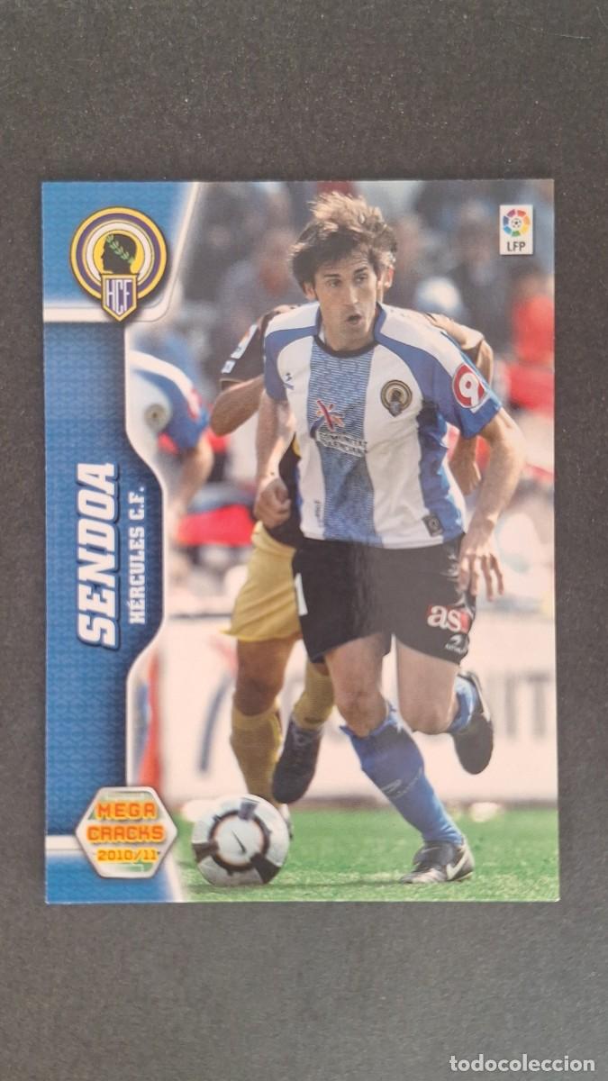 Cromos de F&uacute;tbol: L1 SENDOA HERCULES C. F. 140 PANINI MEGACRACKS 2010 2011 10 11