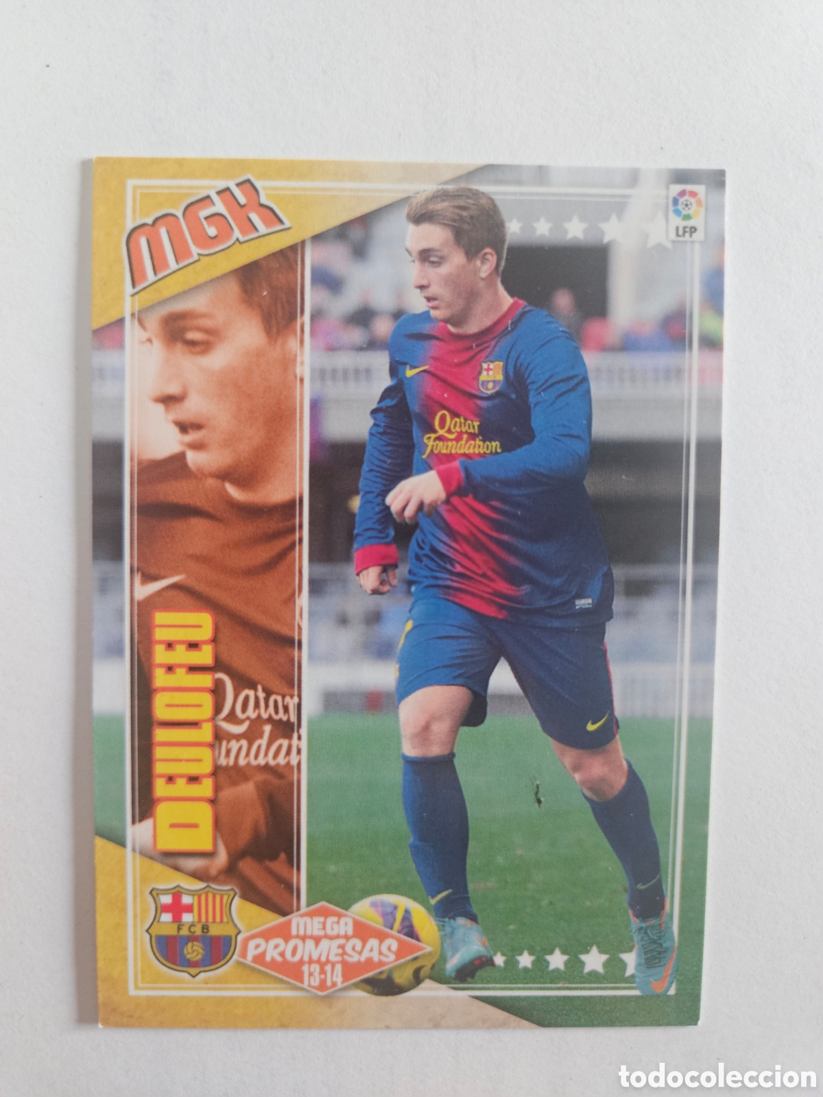 Figurine di Calcio: MEGACRACKS 2013 2014 13 14 . PANINI . DEULOFEU 414 MEGA PROMESAS BARCELONA&nbsp;