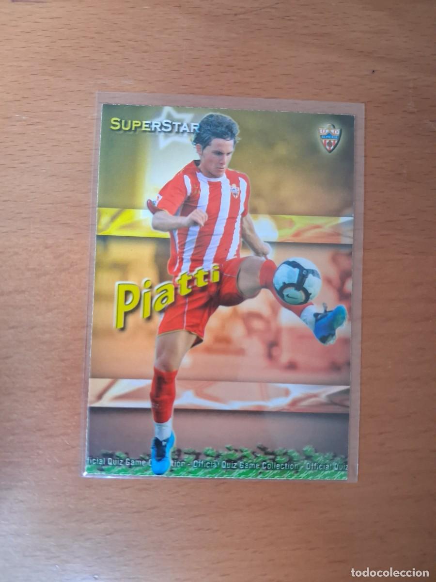 Cromos de Futebol: Mundicromo Official Quiz Game Collection 2009 2010 UD Almeria Superstar 296 Piatti